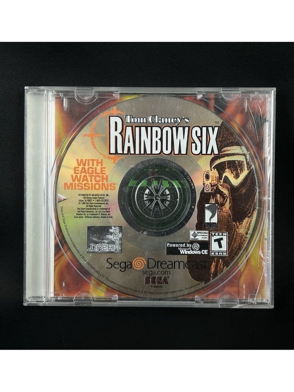 Rainbow Six Tom Clancy's Sega Dreamcast No Manual Untested Read